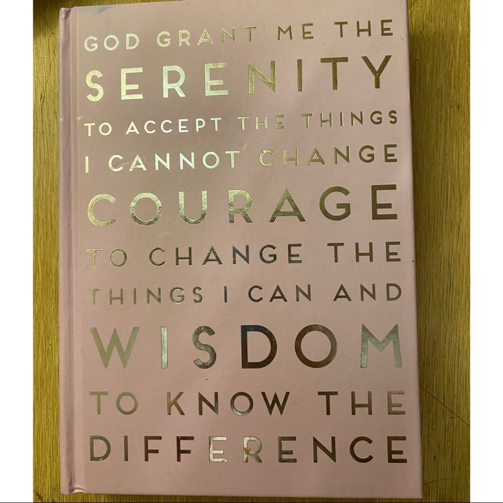 Note book with prayer